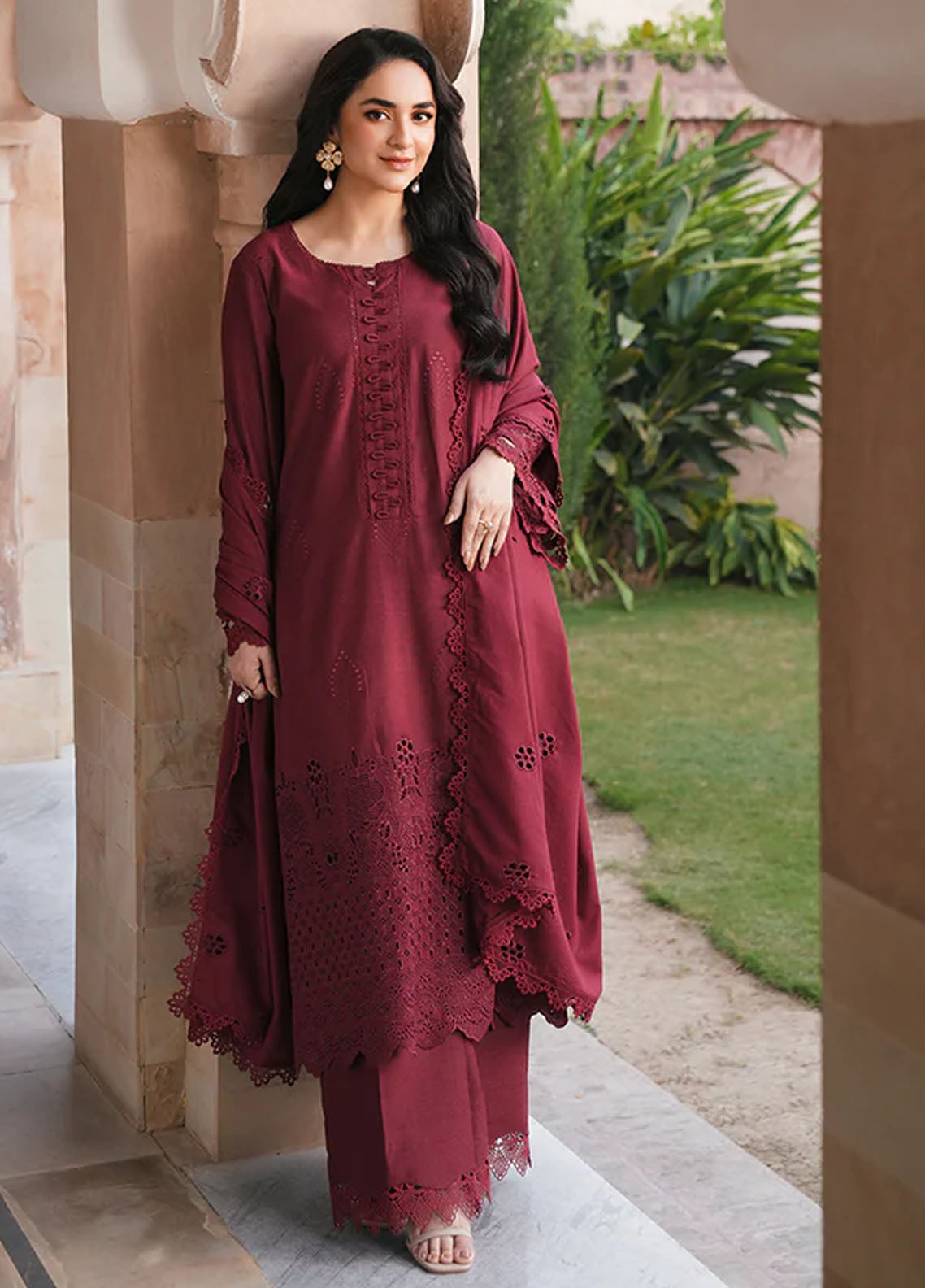Manara Unstitched Vintage Karandi Fall Collection 2024 MVK-05 Gulaal