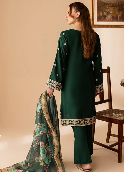 Mannat Pret Embroidered Cotton 3 Piece Suit Mandila