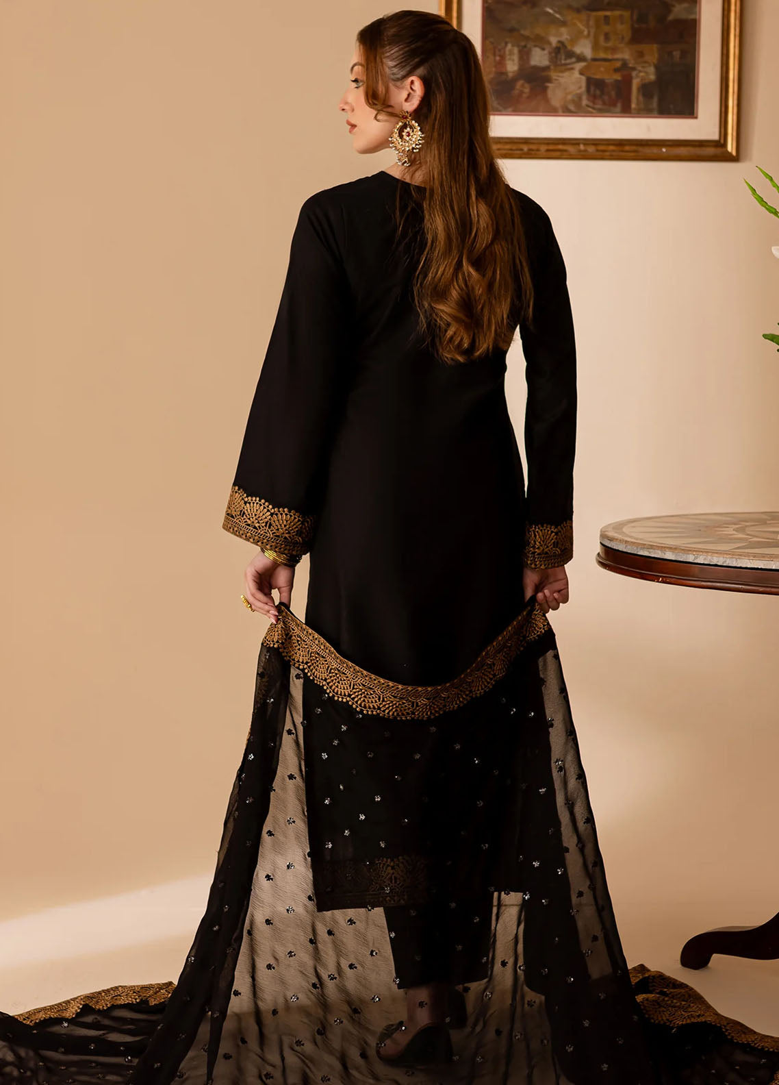 Mannat Pret Embroidered Cotton 3 Piece Suit Zafir