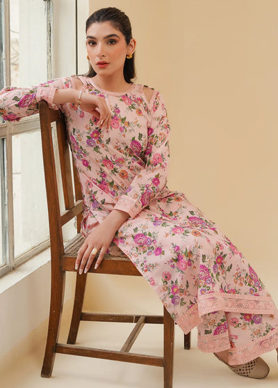 Mannat Pret Embroidered Lawn 2 Piece Suit Blossom