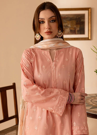 Mannat Pret Embroidered Lawn 3 Piece Suit Eyana