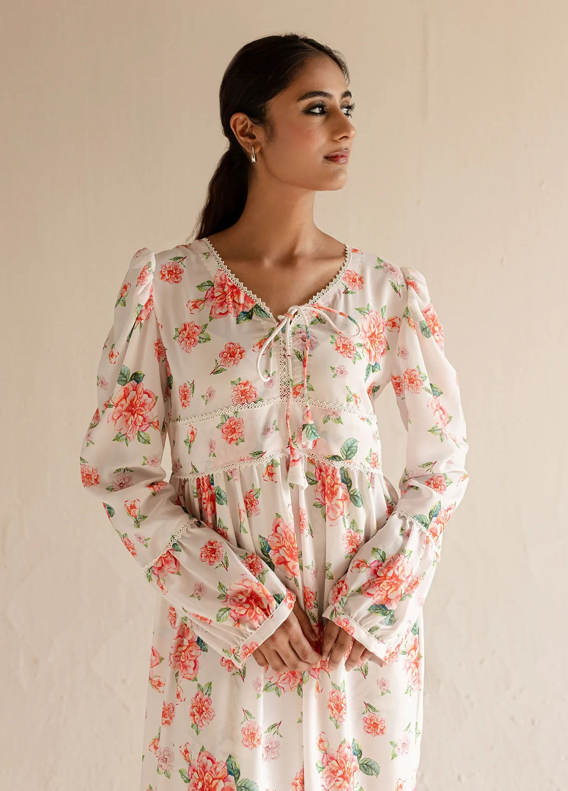 Mannat Pret Printed Crepe Kurti Zimal