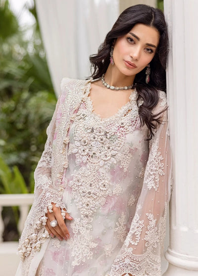 Maria B Embroidered Chiffon Suits Unstitched 3 Piece MB25CU D-01