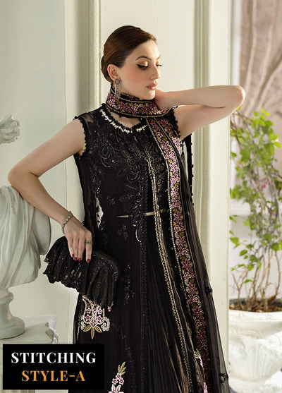 Maria B Embroidered Chiffon Suits Unstitched 3 Piece MB25CU D-04