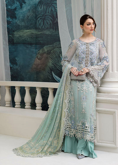 Maria B Embroidered Chiffon Suits Unstitched 3 Piece MB25CU D-08