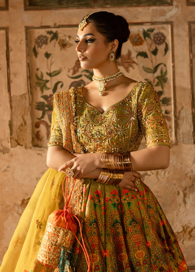 Maria Osama Khan Pret Embroidered 3 Piece Suit Ishmal