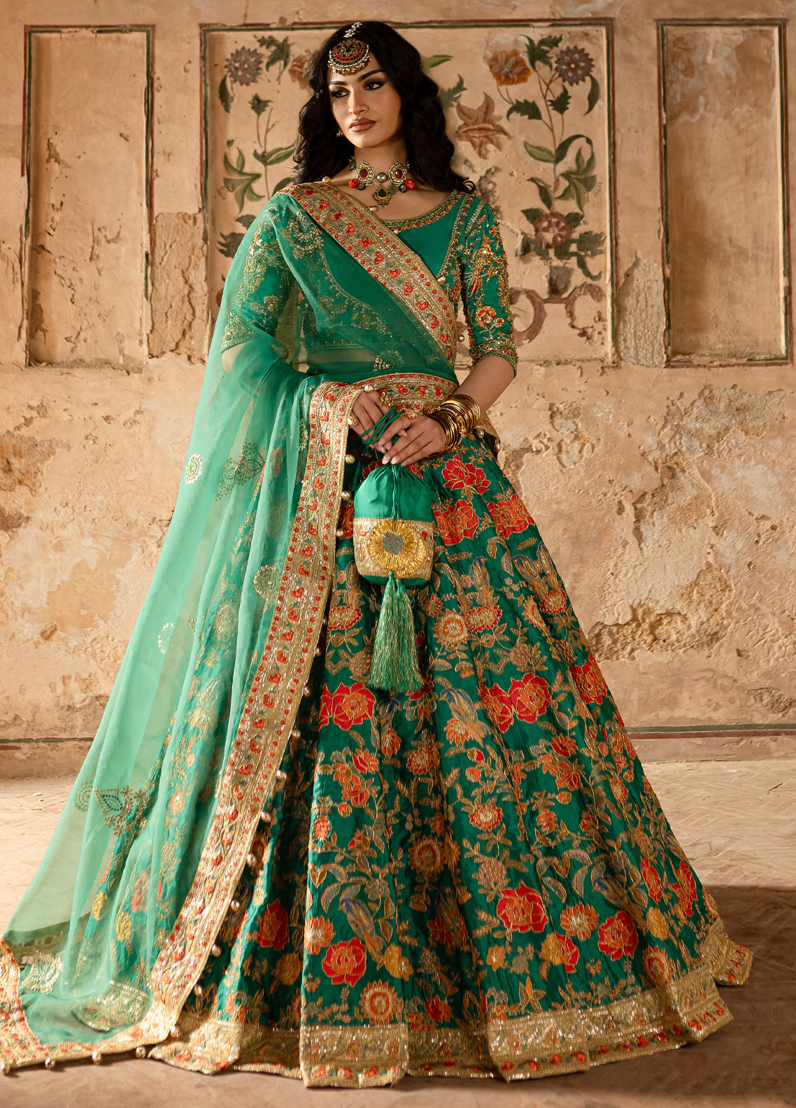 Maria Osama Khan Pret Embroidered 3 Piece Suit Zinia