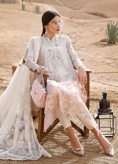 Maria B Embroidered Suits Unstitched 3 Piece MB25VL D-15A
