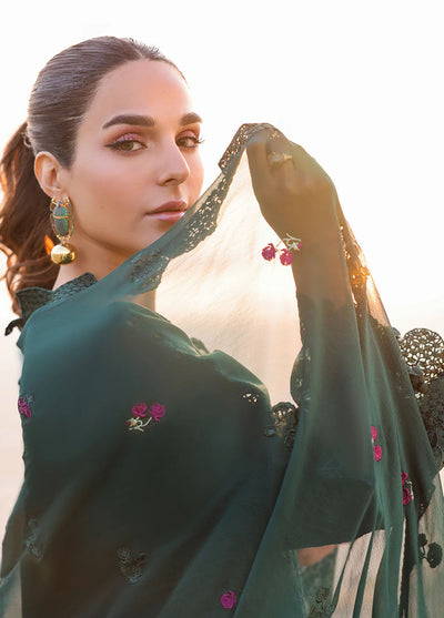 Marine by Faiza Faisal Embroidered Lawn Suit Unstitched 3 Piece FFX25LL Sophia