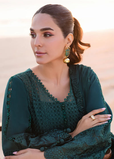 Marine by Faiza Faisal Embroidered Lawn Suit Unstitched 3 Piece FFX25LL Sophia