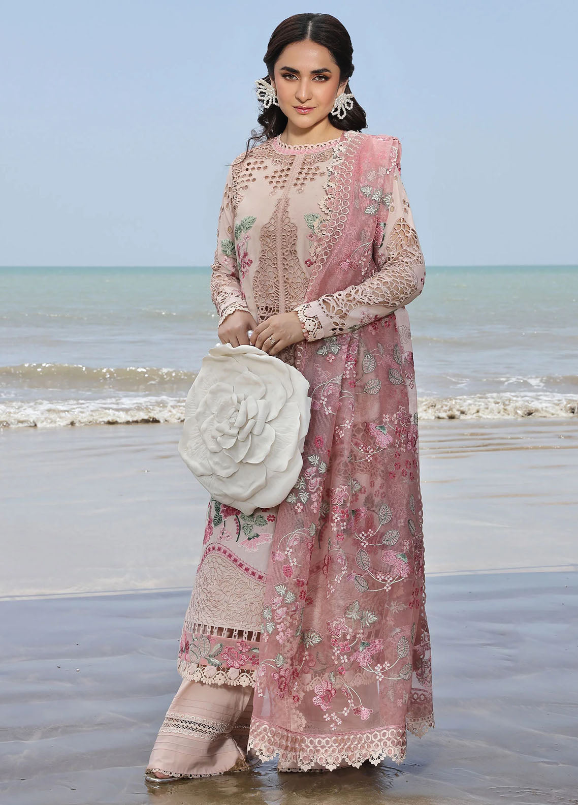 Maryam Hussain Unstitched Luxury Lawn Collection 2024 D-03 Maya