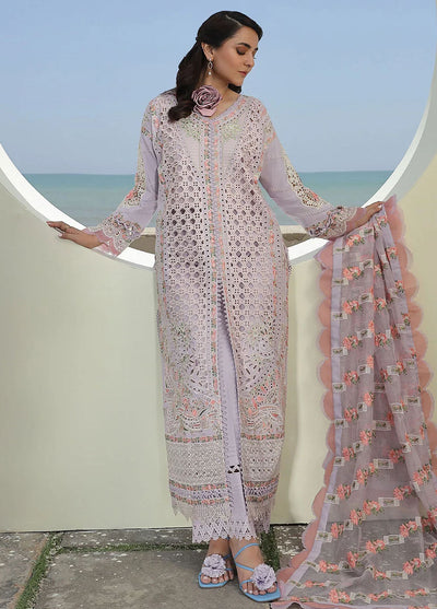 Maryam Hussain Unstitched Luxury Lawn Collection 2024 D-04 Feroz