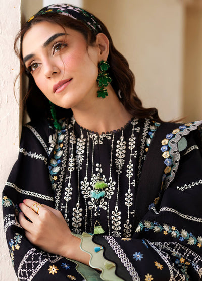 Maryum Hussain Embroidered Lawn Suit Unstitched 3 Piece D-03 Dawn