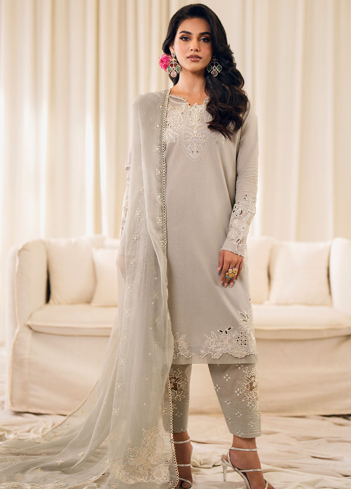 Maryum N Maria Eid Ul Azha Luxury Lawn Collection 2024 Chapter-2 MS24619 Aya