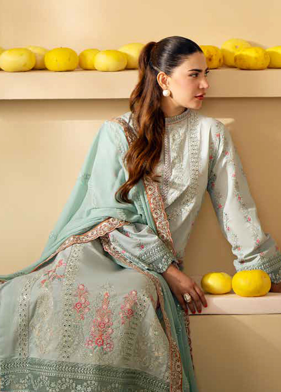 Maryum N Maria Eid Ul Azha Luxury Lawn Collection 2024 Chapter-1 Alisa