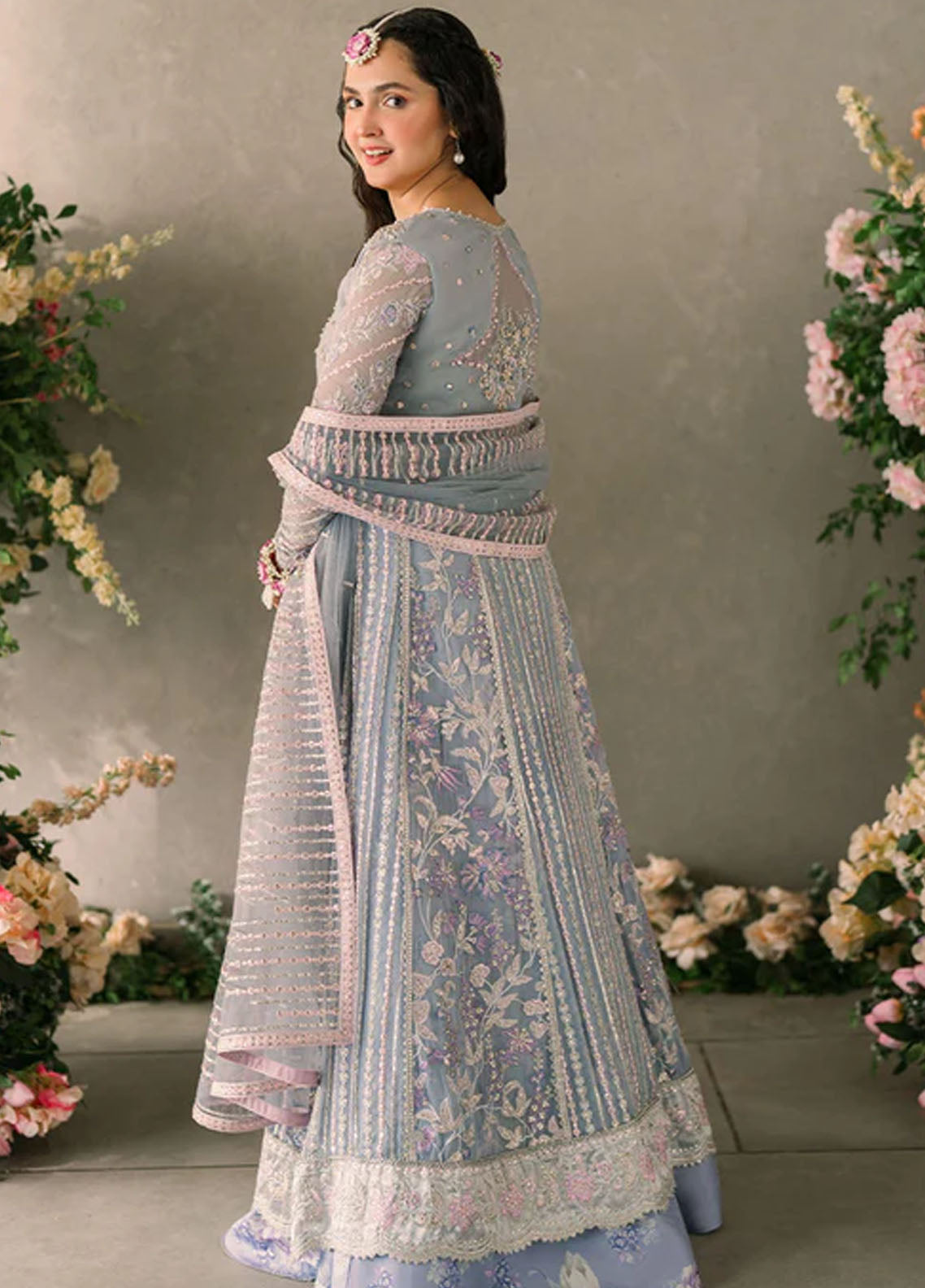 Mastani Evening by Mushq Unstitched Luxury Chiffon Collection 2024 MCH-09 Ezza