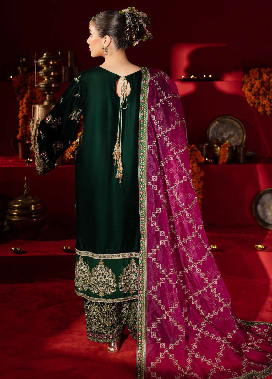 Maya By Nureh Unstitched Luxury Velvet Collection 2024 NW-88