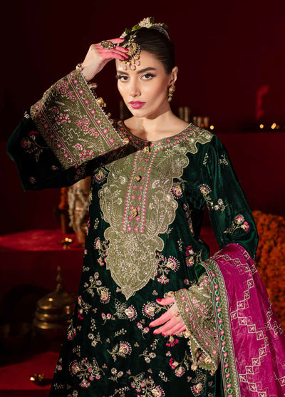 Maya By Nureh Unstitched Luxury Velvet Collection 2024 NW-88
