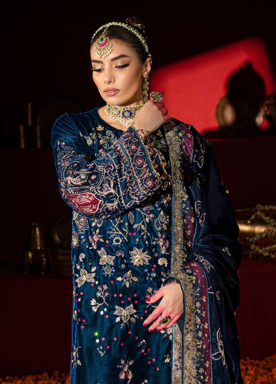 Maya By Nureh Unstitched Luxury Velvet Collection 2024 NW-90