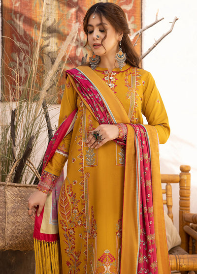 Maya By Bin Ilyas Unstitched Winter Karandi Collection 2023 1902-B