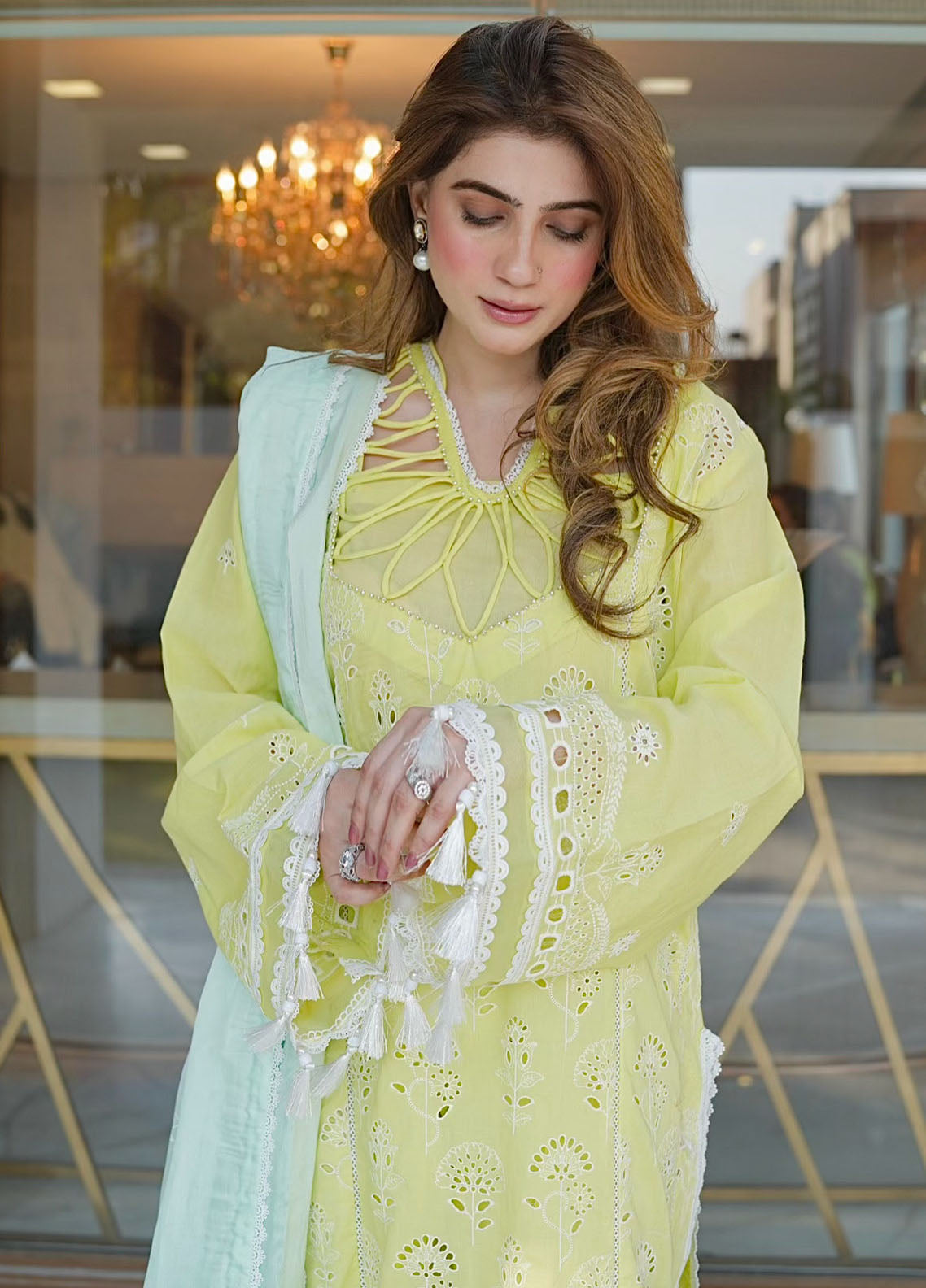 Maya By Faixa Faixal Luxury Lawn Summer Collection 2024 Vol-2 Derya