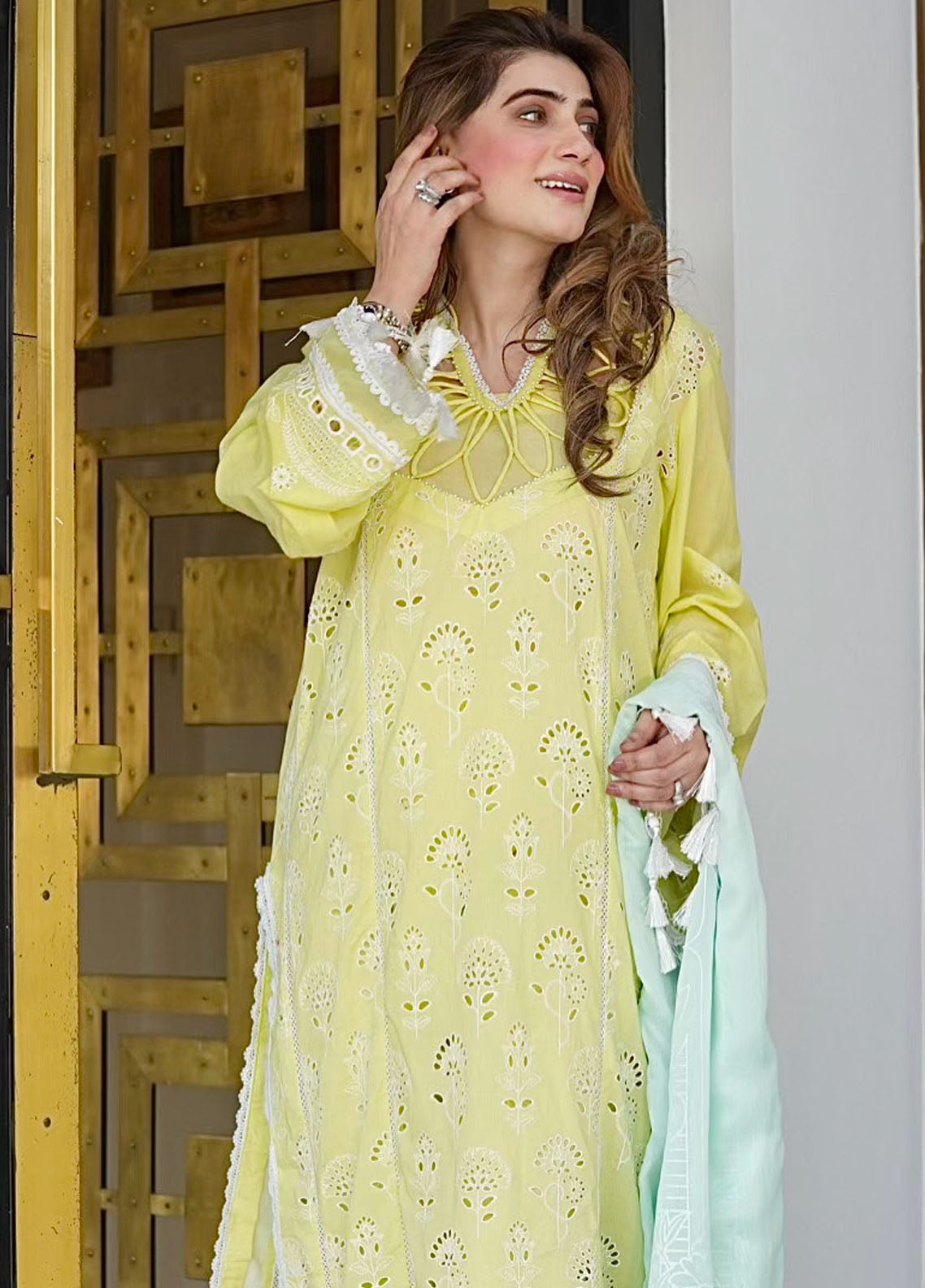 Maya By Faixa Faixal Luxury Lawn Summer Collection 2024 Vol-2 Derya