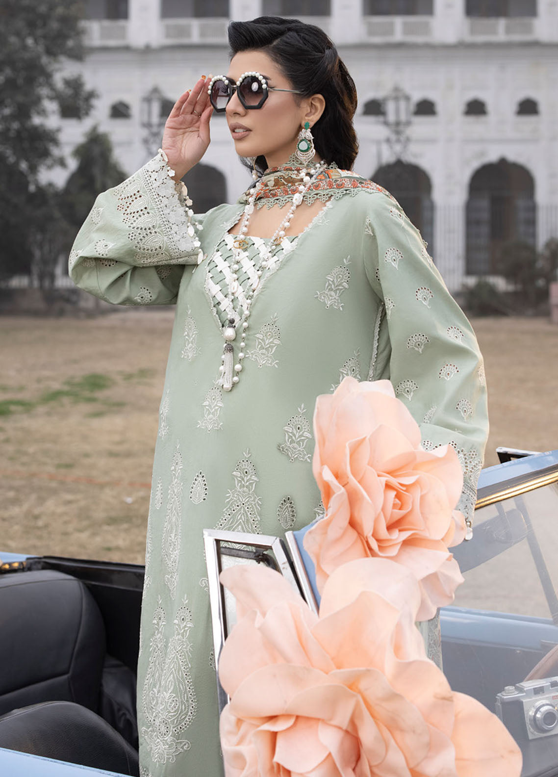 Maya By Faixa Faixal Luxury Lawn Summer Collection 2024 Vol-2 Elena