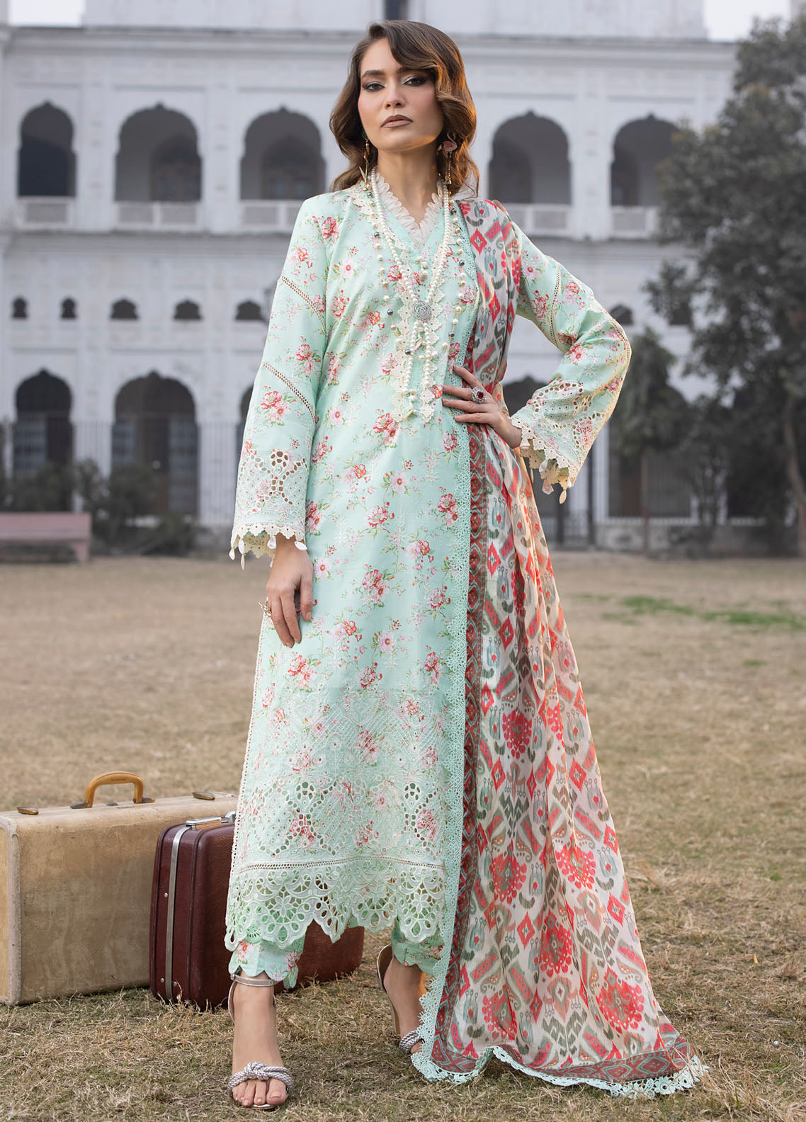 Maya By Faixa Faixal Luxury Lawn Summer Collection 2024 Vol-2 Julia