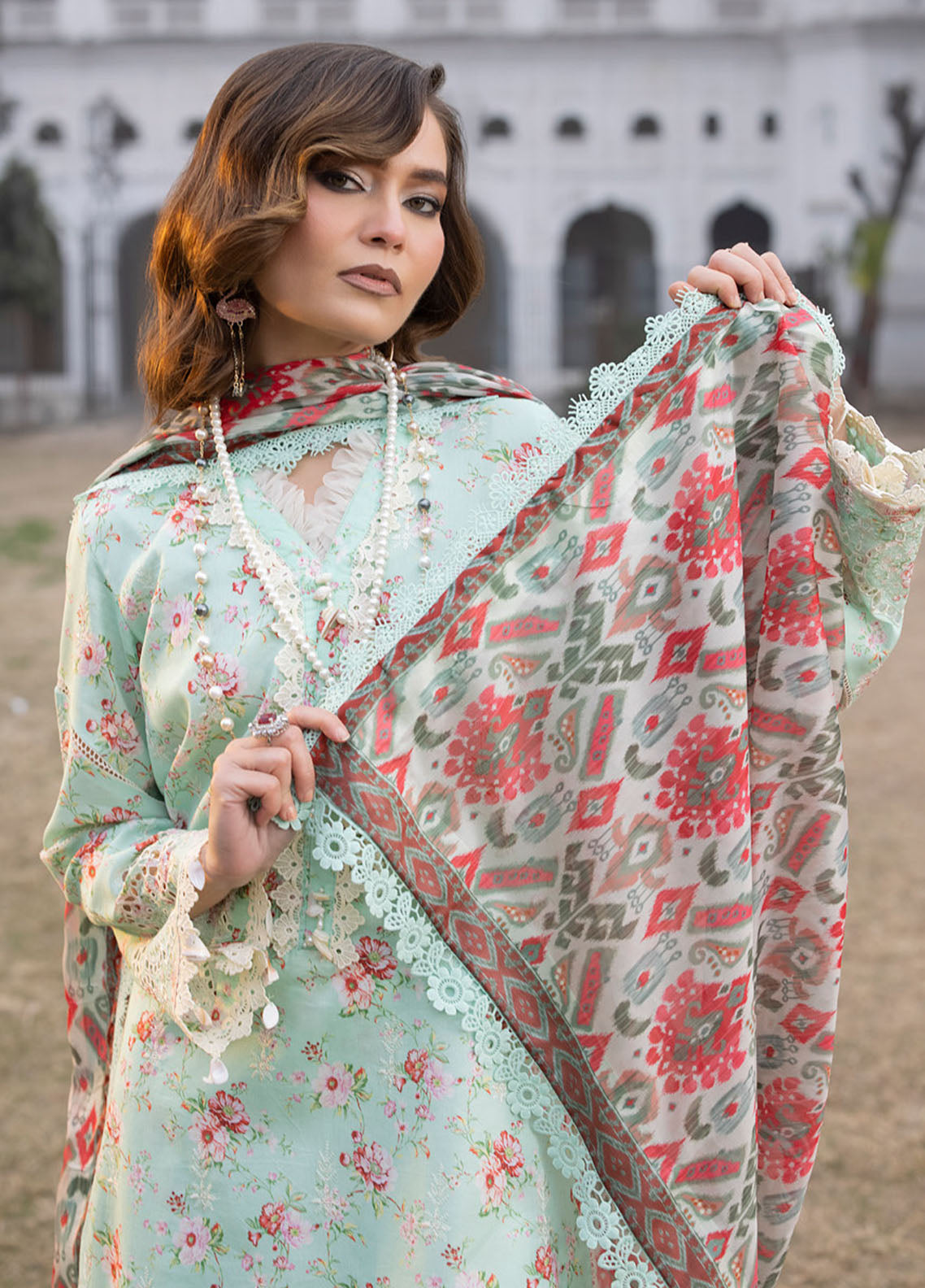 Maya By Faixa Faixal Luxury Lawn Summer Collection 2024 Vol-2 Julia