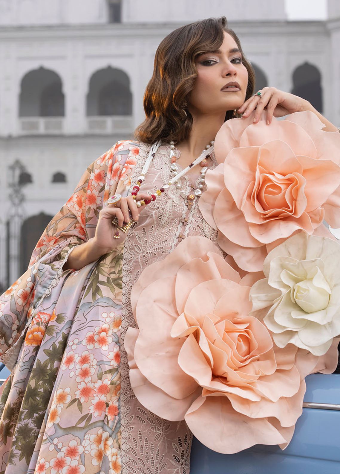 Maya By Faixa Faixal Luxury Lawn Summer Collection 2024 Vol-2 Amirah