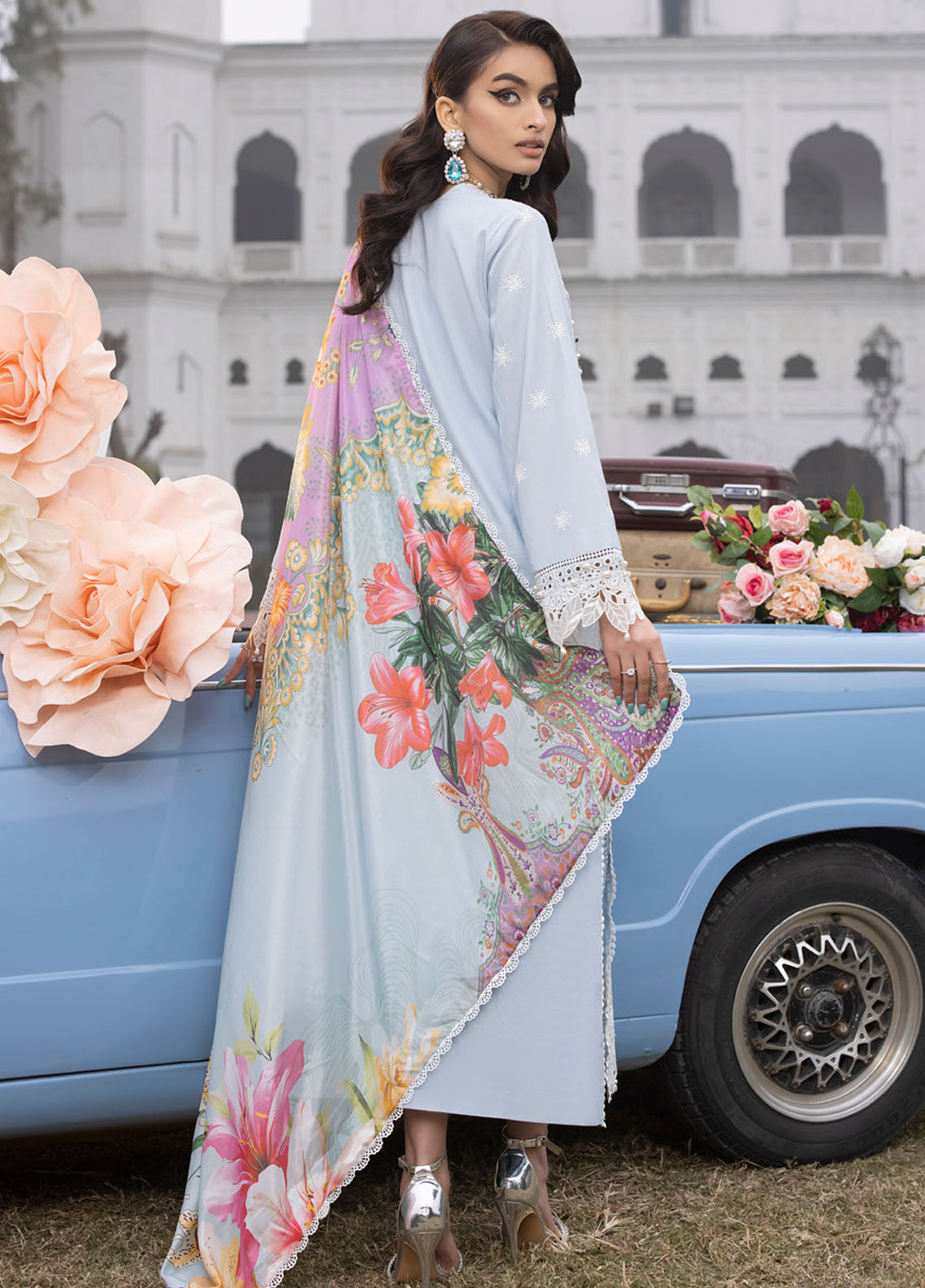 Maya By Faixa Faixal Luxury Lawn Summer Collection 2024 Vol-2 Anja