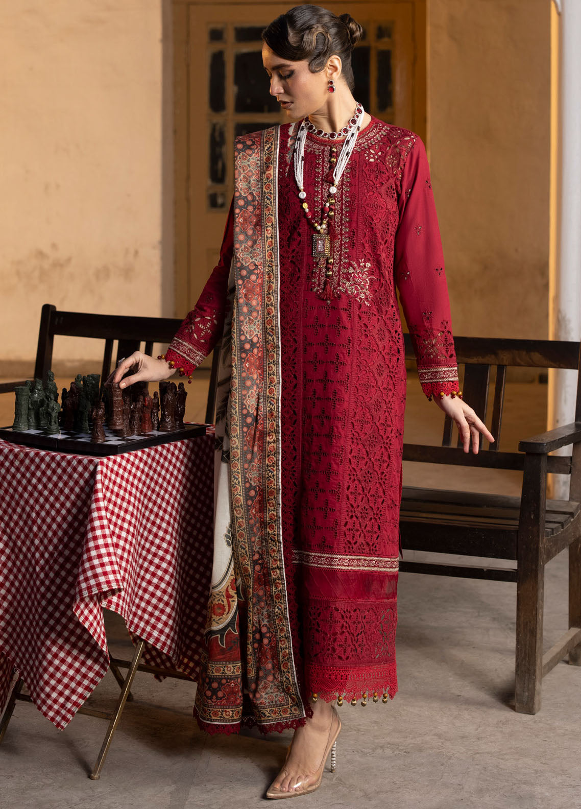 Maya By Faixa Faixal Luxury Lawn Summer Collection 2024 Vol-2 Elif