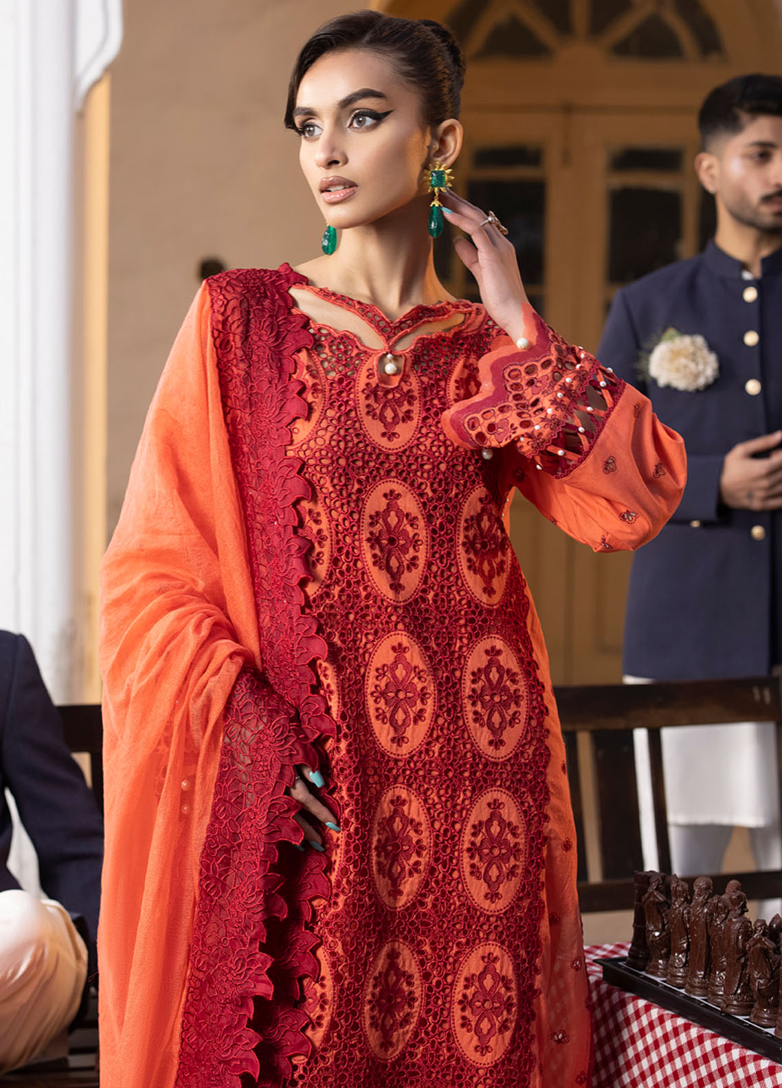 Maya By Faixa Faixal Luxury Lawn Summer Collection 2024 Vol-2 Paula