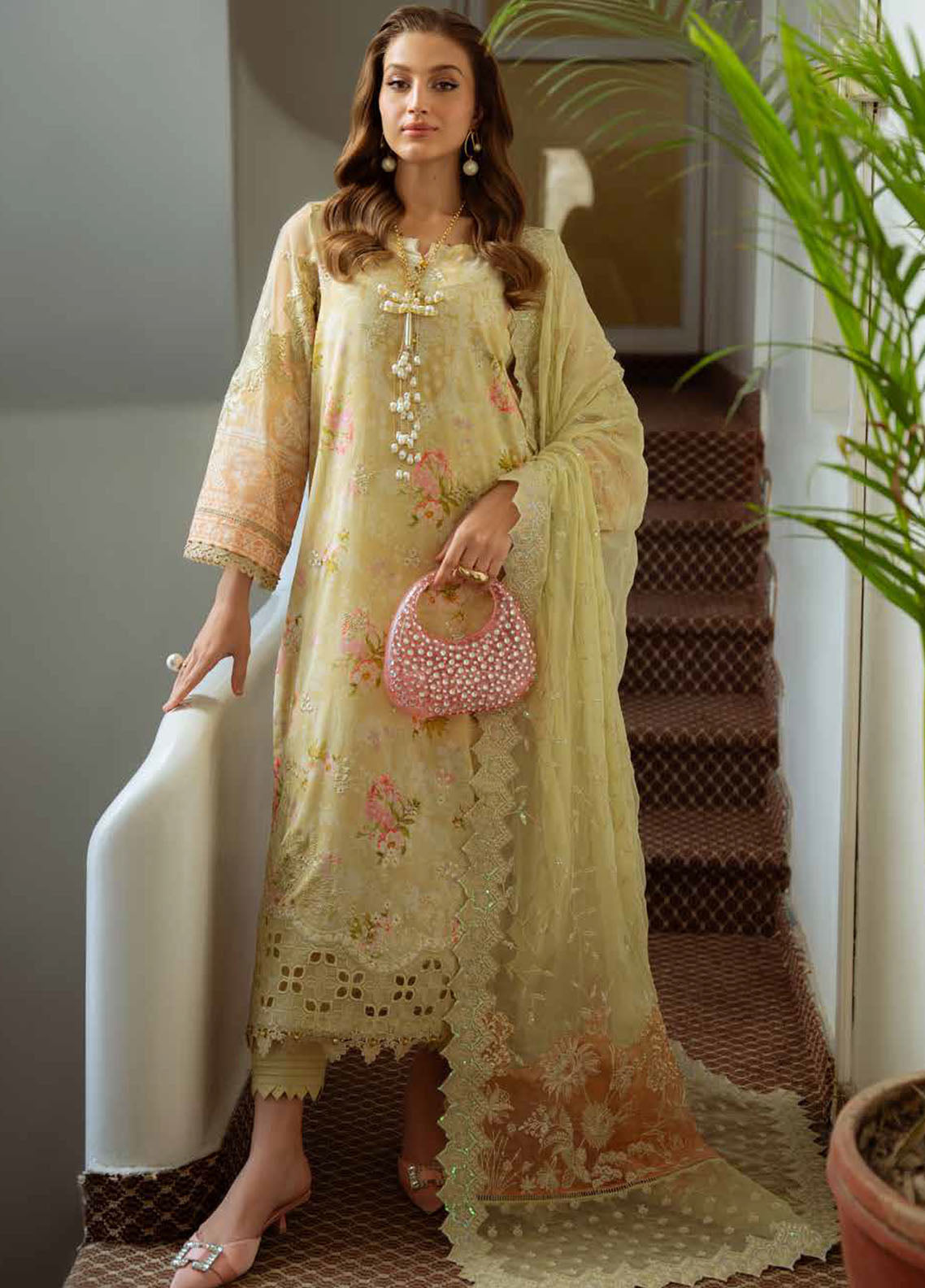 Maya by Nureh Embroidered Lawn Suit Unstitched 3 Piece NS-149