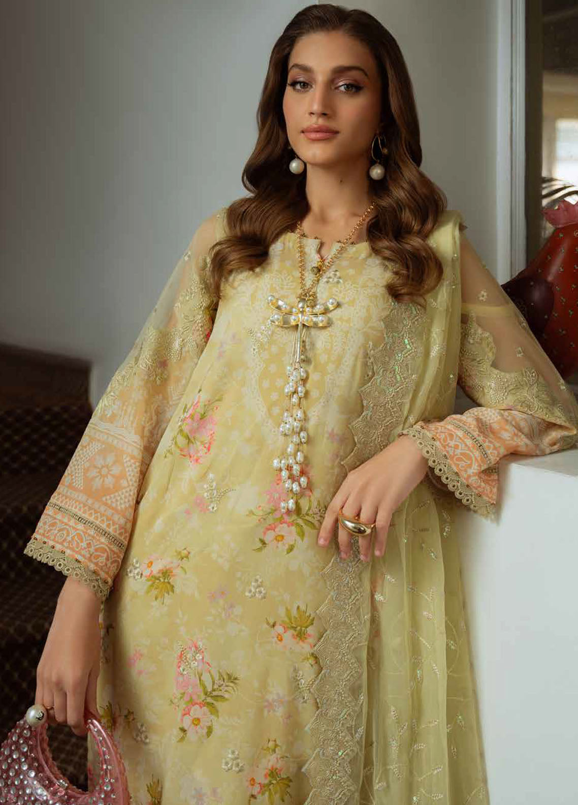 Maya by Nureh Embroidered Lawn Suit Unstitched 3 Piece NS-149