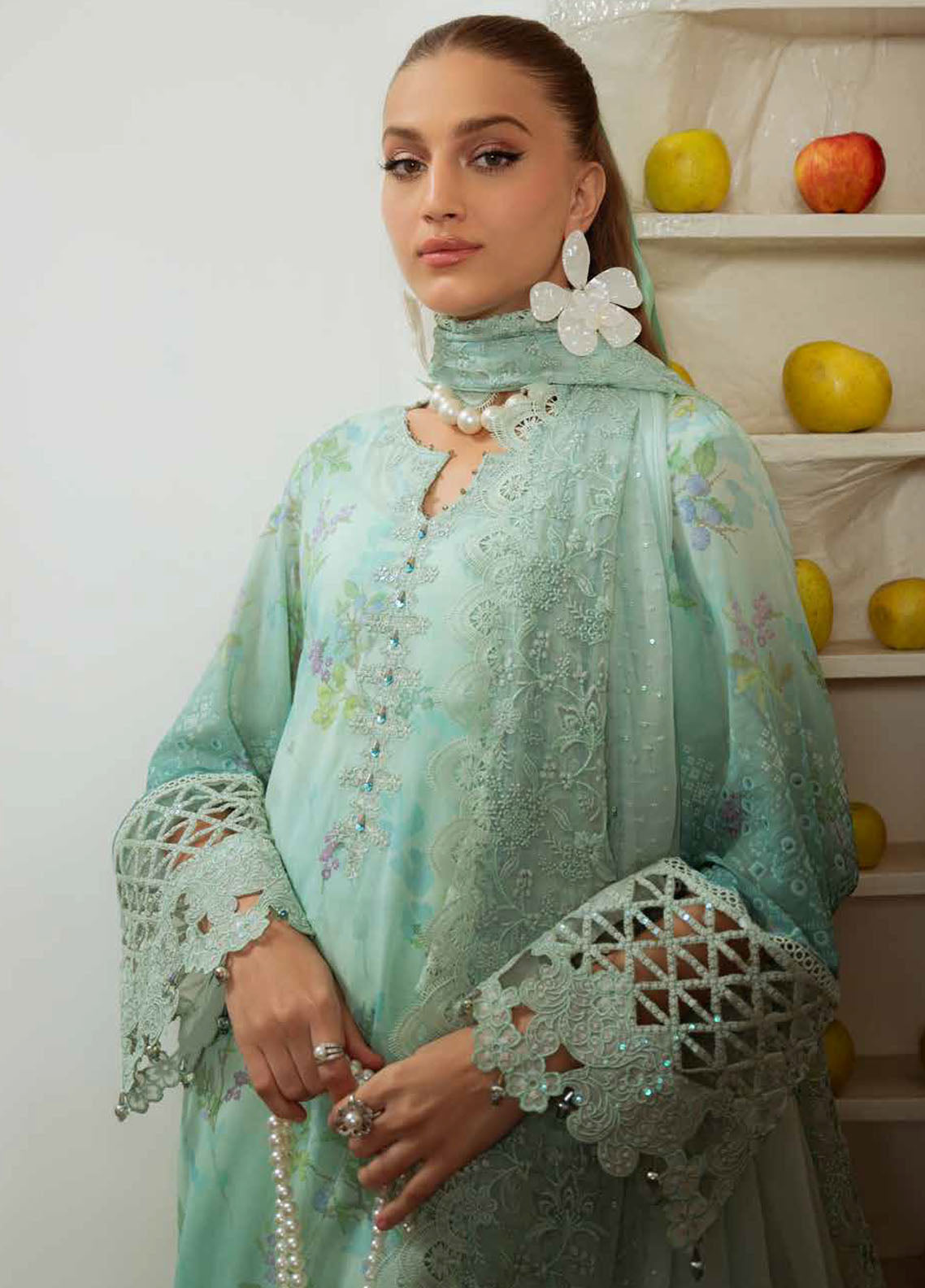 Maya by Nureh Embroidered Lawn Suit Unstitched 3 Piece NS-150