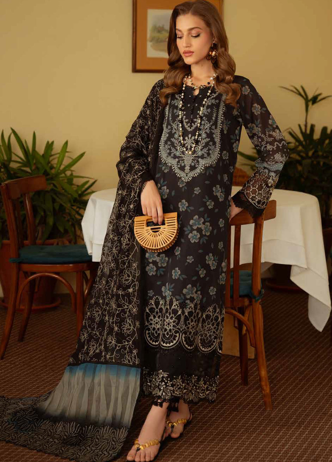 Maya by Nureh Embroidered Lawn Suit Unstitched 3 Piece NS-151