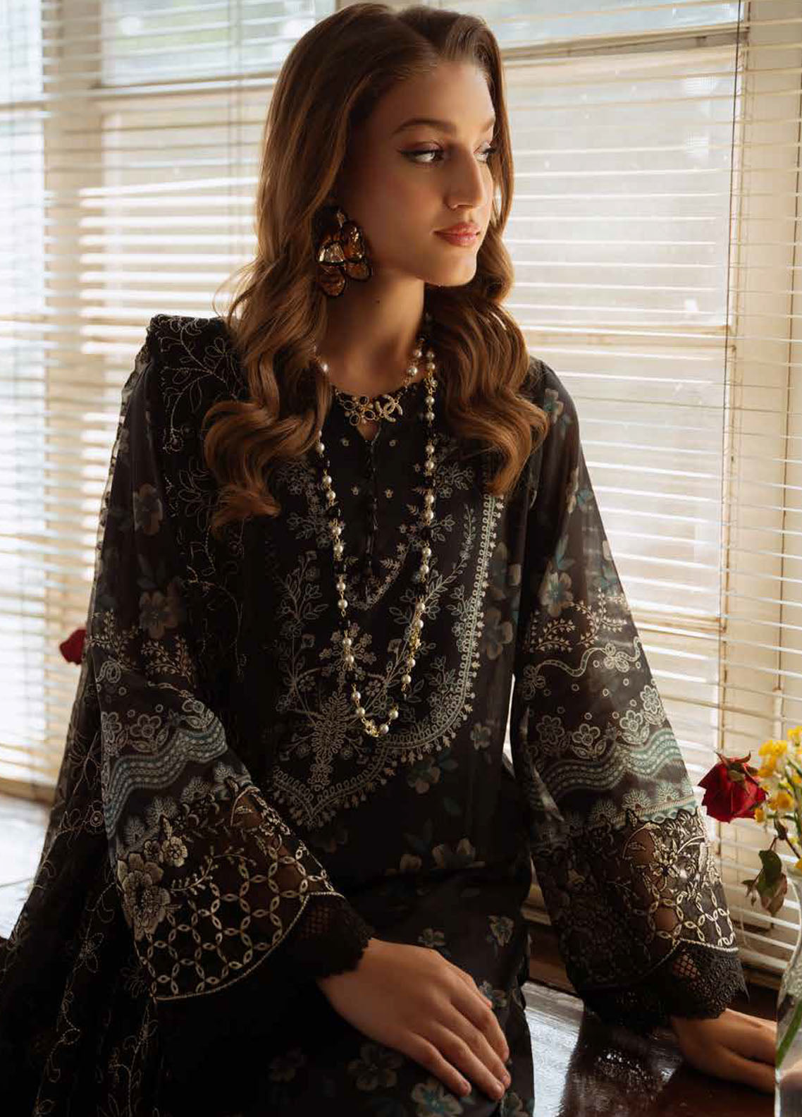 Maya by Nureh Embroidered Lawn Suit Unstitched 3 Piece NS-151