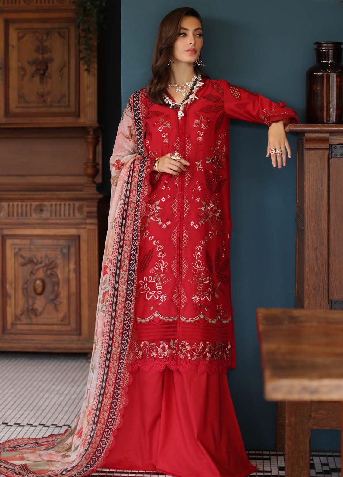 Maya by Nureh Embroidered Lawn Suits Unstitched 3 Piece NU25MU NS-157