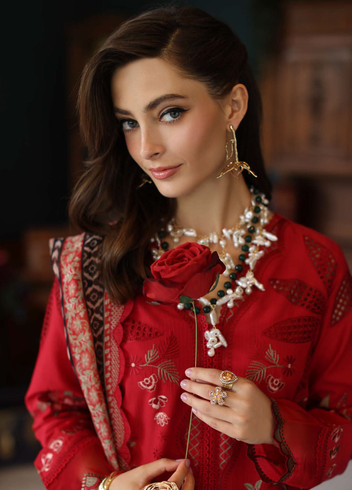 Maya by Nureh Embroidered Lawn Suits Unstitched 3 Piece NU25MU NS-157