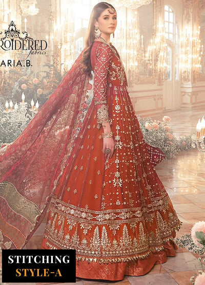 Mbroidered By Maria B Unstitched Wedding Edition 2023 D5