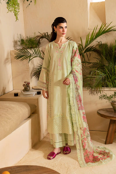 Azure Luxury Unstitched Premium Cambric Collection 2024 Lawn-63 Meadow Mist