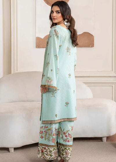 Meerak Pret Printed Lawn 2 Piece Suit Lotus
