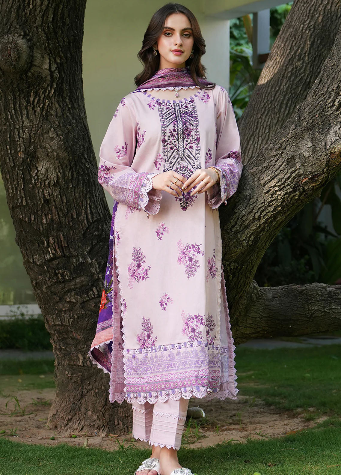 Meerak Unstitched Summer Wine Drop 2 2024 Elnaz