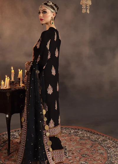 Meeral Pret Embroidered Raw Silk 3 Piece Suit Anisa