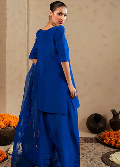 Meeral Pret Plain Raw Silk 2 Piece Suit SOL-002-V2