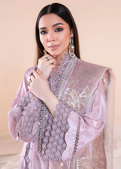 Mehak Yaqoob Pret Embroidered Raw Silk 3 Piece Suit Afra