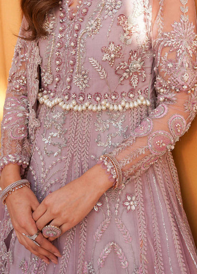 Mehak Yaqoob Pret Embroidered Net 3 Piece Suit Iris