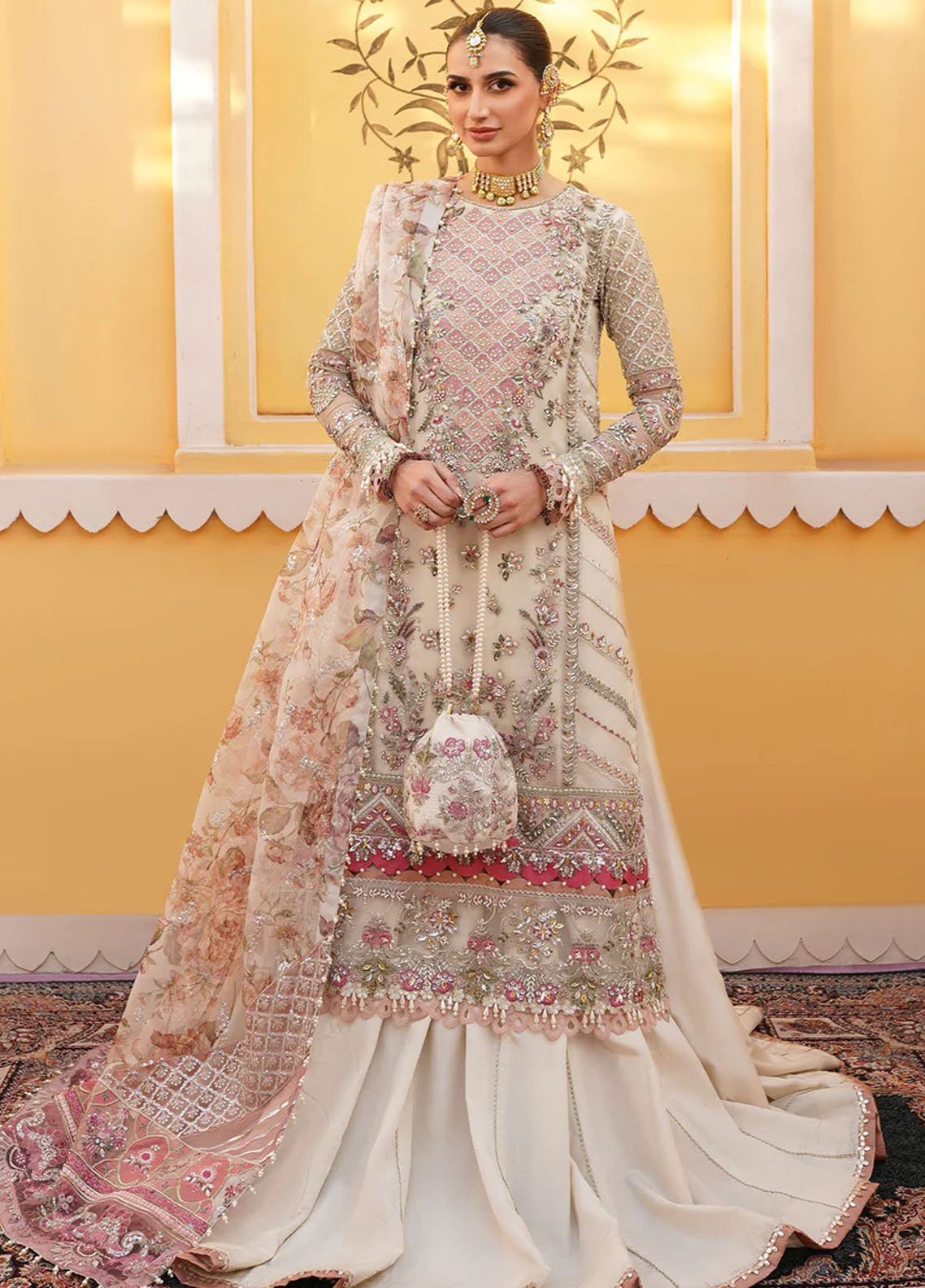 Mehak Yaqoob Pret Embroidered Organza 3 Piece Suit Venice