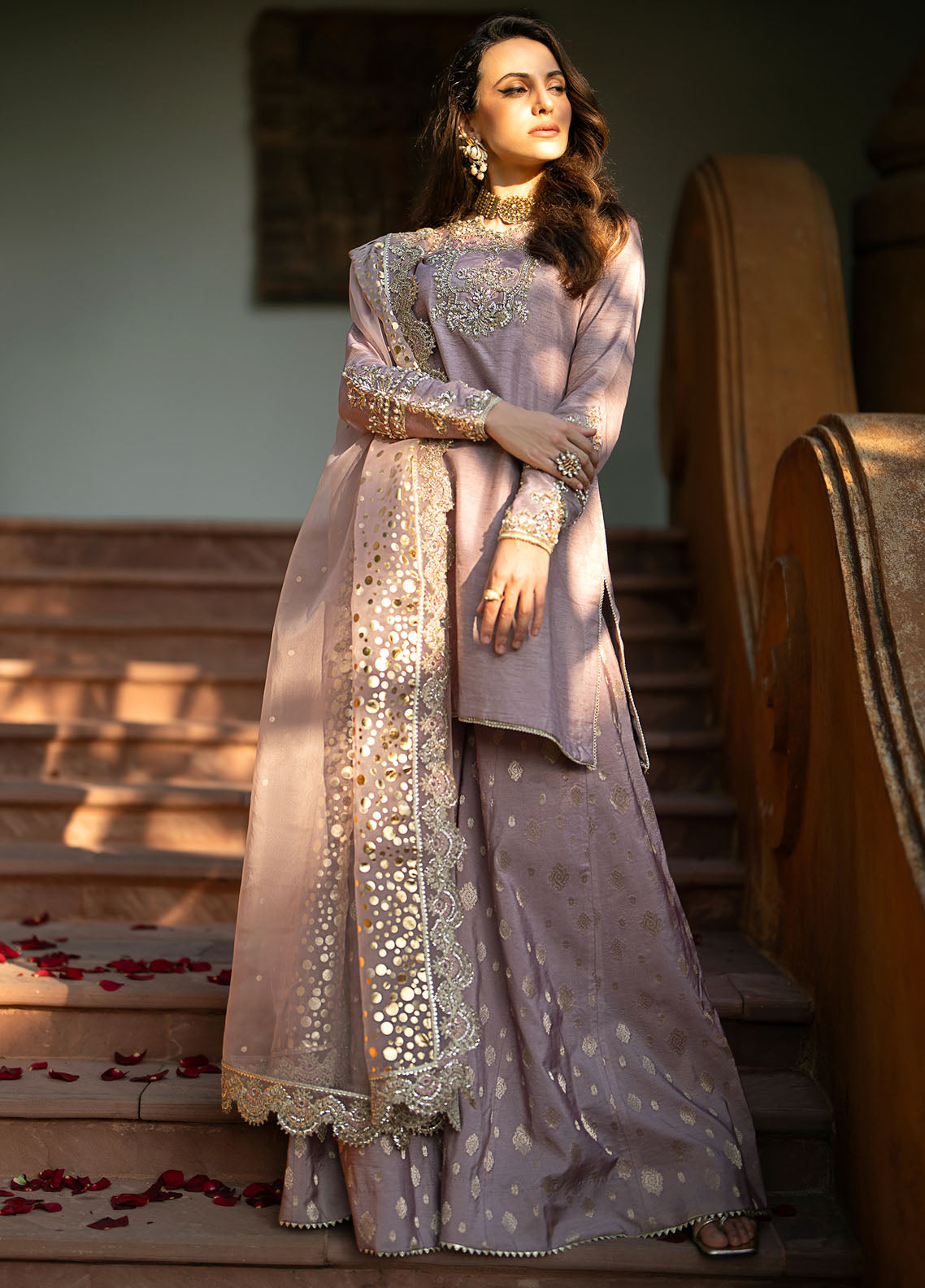 Mehak Yaqoob Pret Embroidered Raw Silk 3 Piece Suit Ramsa